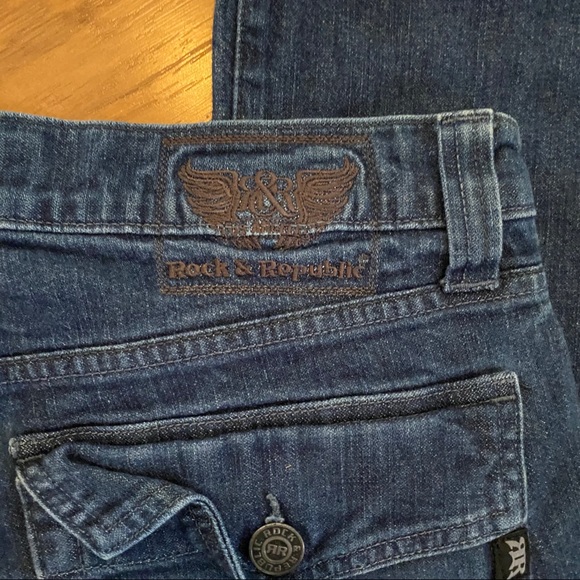 Vintage Rock & Republic Denim Jeans 38x32 - Picture 3 of 7